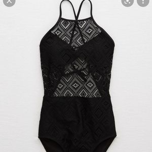 Aerie Crochet one piece swimsuit